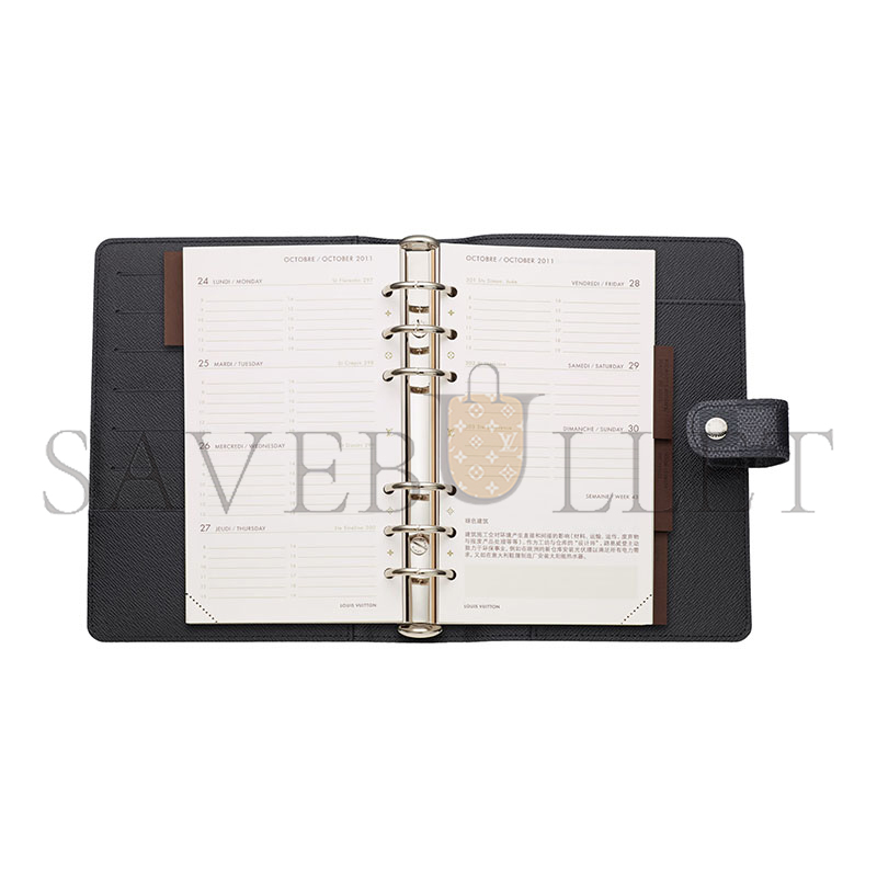 LOUIS VUITTON MEDIUM RING AGENDA COVER R20242 (18.5*14*3cm) LOUIS VUITTON MEDIUM RING AGENDA COVER R20242 (18.5*14*3cm)